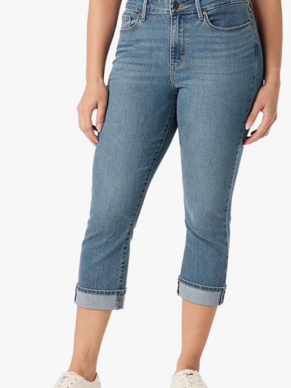 Levi Strauss Signature Gold Women's Mid Rise Slim Fit Capris Size Size 4